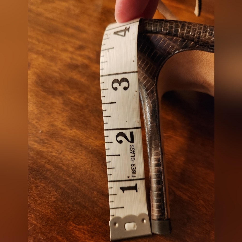 Jimmy Choo Dark Brown Slingback Heels - Picture 5 of 6